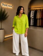 شومیز فسفری زنانه - Image 3