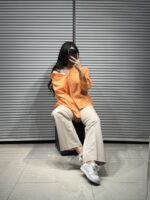شومیز پری نارنجی اورجینال زنانه - Image 3