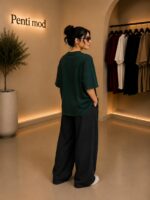 تیشرت گلدوزی سبز کله غازی - Image 2