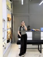 پولوشرت راه راه زارا اورجینال زنانه - Image 2