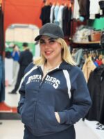 بامبر وارداتی سرمه ای زنانه